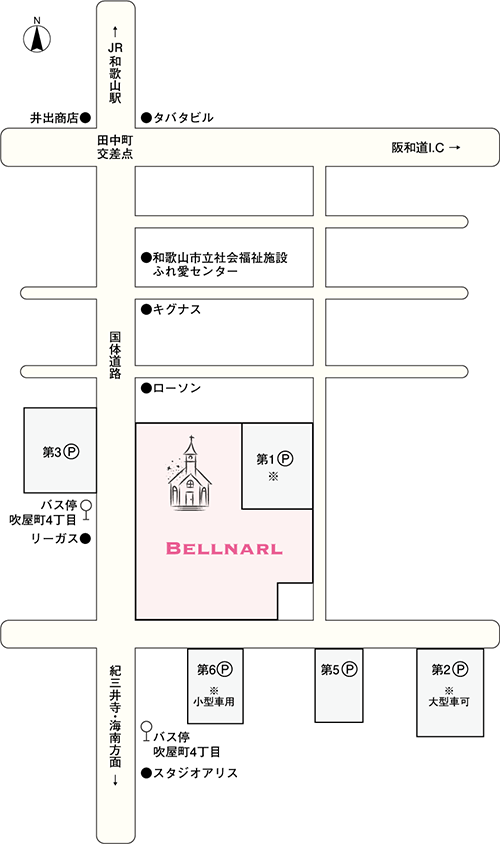 ベルナール 駐車場案内